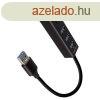 AXAGON HMA-CR3A 3x USB-A + SD/microSD, USB3.2 Gen 1 hub, met
