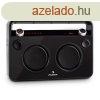 Auna Bebop Ghettoblaster, fekete, USB bluetooth AUX MIC