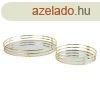 Tkrs kerek kszertart tlka szett, 2 db, arany - RINGS - 