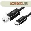 Printer USB-C KBEL2.0 to USB-B UGREEN US241, 1m (black)