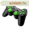 Gamepad Warrior USB, Esperanza fekete-zld 