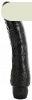 Fekete holl zsels vibrtor (22,5 cm)