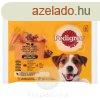 PEDIGREE alutas 4-pack marha&brny, pulyka&rpa 4*1