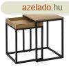jjeliszekrny / oldals asztal szett - Vasagle Loft
