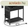 Oldal asztal / jjeliszekrny - elektromos hlzati s USB c