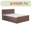 Boxspring &#xE1;gy, 140x200, barna, BEST