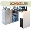 Sarok PC asztal, feh&#xE9;r, KALIMERO