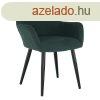 Design fotel, z&#xF6;ld/fekete, LACEY