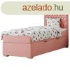 Boxspring &#xE1;gy, egyszem&#xE9;lyes, lazacsz&#