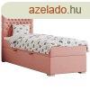 Boxspring &#xE1;gy, egyszem&#xE9;lyes, lazacsz&#