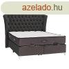 Boxspring &#xE1;gy 160x200, sz&#xFC;rke, MERSIA