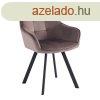 Design fotel, sz&#xFC;rk&#xE9;sbarna Velvet/fekete, 