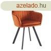 Design fotel, terrakotta Velvet sz&#xF6;vet, AURIL