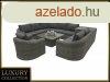 Rattan modulris szett BORNEO LUXURY 8 szemlyes (szrke)