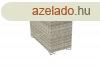 Rattan oldals asztal SEVILLE (szrke)