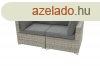 Rattan 2 darabos pad SEVILLE (szrke)