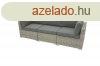 Rattan hromlses pad SEVILLE (szrke)