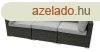 Rattan hromlses pad SEVILLE (antracit)