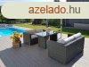 Rattan vltoz tkezkszlet SEVILLA 4 f rszre (antracit)