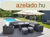 Rattan vltoz tkezkszlet SEVILLA 9 f rszre (antracit)