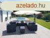 Rattan vltoz tkezkszlet SEVILLA 9 f rszre (antracit)