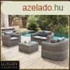 Rattan modulris kszlet BORNEO LUXURY 4 f rszre (szrke)