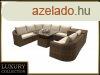 Rattan modulris kszlet BORNEO LUXURY 7 szemlyes (barna)