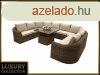 Rattan modulris kszlet BORNEO LUXURY 8 szemlyes (barna)