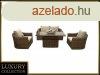 Rattan modulris kszlet BORNEO LUXURY 4 szemlyes (barna)