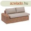 Rattan 2 szemlyes pad MALAGA (jobbra)