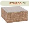 Rattan asztal 83x83 cm MALAGA