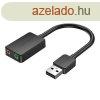 Kls USB 2.0 hangkrtya Vention CDYB0 2 portos 0,15m.