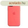 Apple MagSafe-rgzts iPhone15Plus szilikontok guava sz