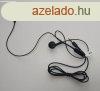 Utngyrtott fekete 3,5mm jack sztereo headset