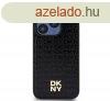 DKNY PU Leather Repeat Pattern Stack Logo iPhone 14 Pro Max 