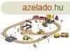 PlayTive Construction Site Train Set - ptkezs, 59 darabos