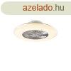 Mennyezeti ventiltor ezst szn LED-del, szablyozhat csi