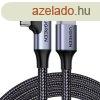 USB-USB-C kbel, ferde UGREEN US385, 3A, 1m (fekete)