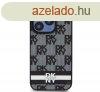 DKNY PU Leather Checkered Pattern and Stripe iPhone 13 Pro h