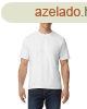 Gildan GI3000 krkttt rvid ujj frfi pamut pl, White-M