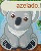 Pixel szett 1 norml alaplappal, sznekkel, koala (801354)