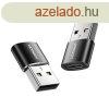 Joyroom S-H152 USB/USB-C adapter (2 db) (fekete)