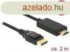 DeLock DisplayPort 1.2 male > High Speed HDMI-A male pass