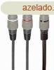 Gembird CCA-352-5M 3.5 mm stereo plug to 2xRCA plugs gold-pl