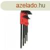 Genius T-torx (lyukas) kulcs kszlet, L-alak, 10 darabos