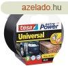 Szalag tesa Extra Power Universal, ragaszt, textil, ezst,