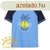 COLOR KIDS-T-shirt W. Print, azure blue Kk 152