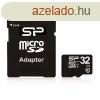 Silicon Power MicroSD krtya - 32GB microSDHC Class10 + adap