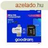 Goodram microSDHC 64GB Class 10 memriakrtya SD adapterrel,