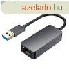 WPOWER USB3.0 - RJ45 Ethernet LAN adapter, 2500Mbps, szrke